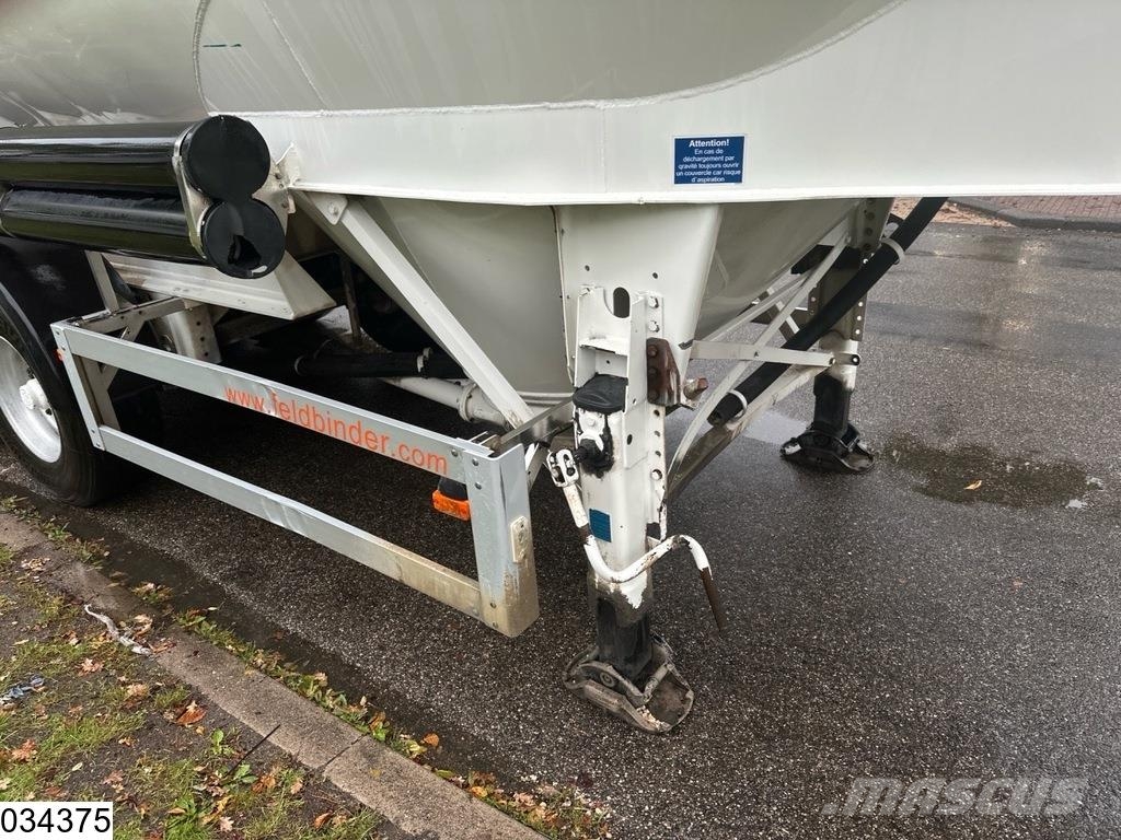 Feldbinder Silo 36.000 liter 1 Compartiment Tanker semi-trailers
