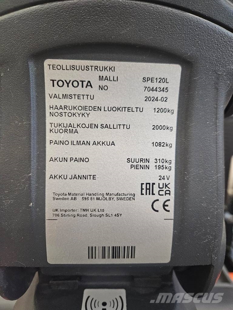 Toyota SPE120 L 行走式堆垛机