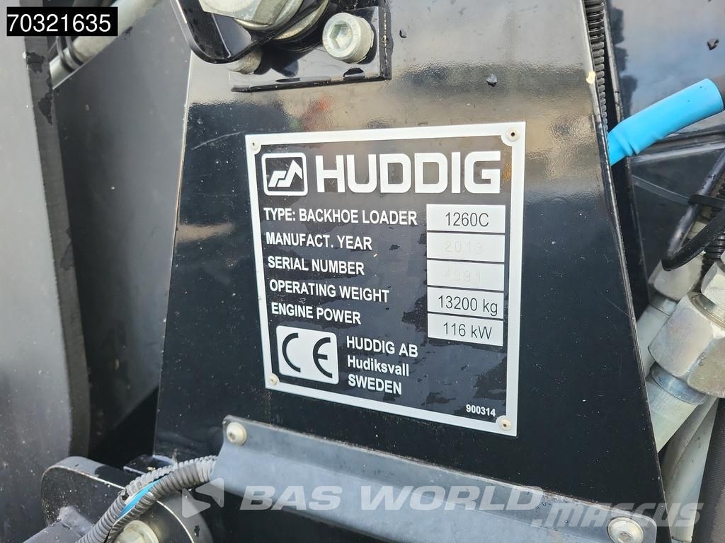 Huddig 1260C Railroad Retrocargadoras