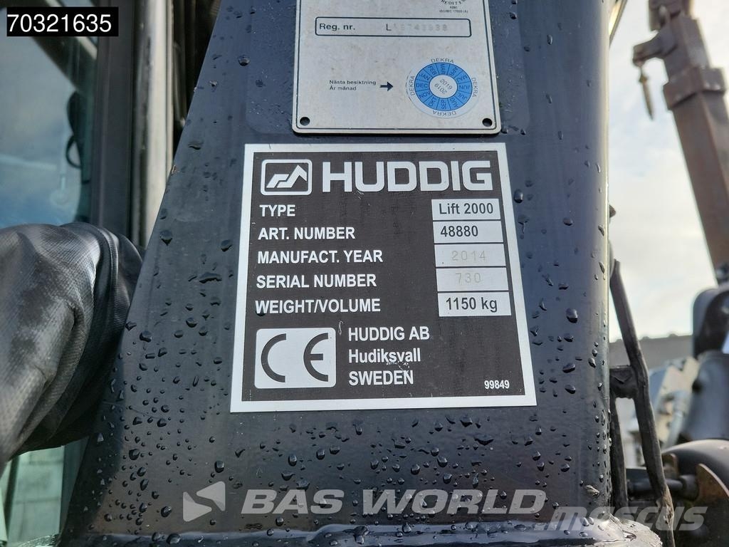 Huddig 1260C Railroad Retrocargadoras