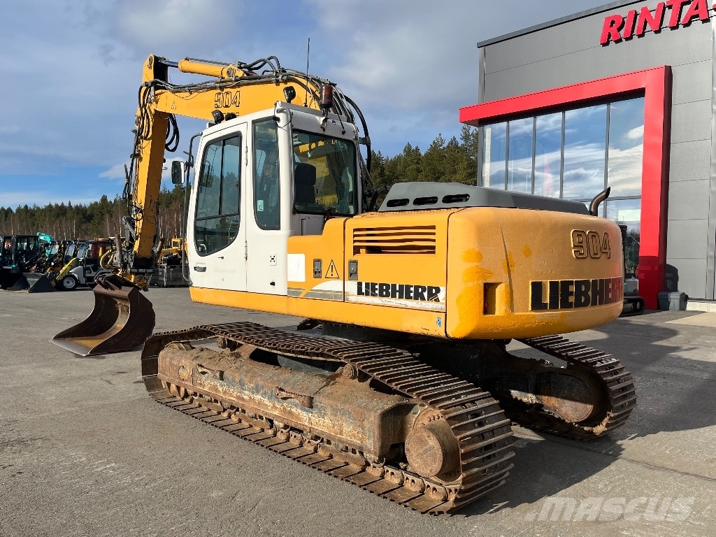 Liebherr 904 / Engcon, Kauha, Rasvari, Lämmitin Excavadoras sobre orugas