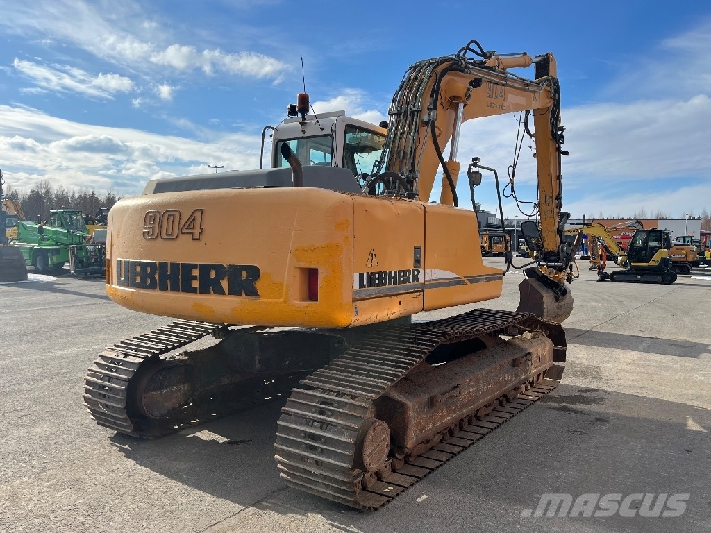 Liebherr 904 / Engcon, Kauha, Rasvari, Lämmitin Excavadoras sobre orugas