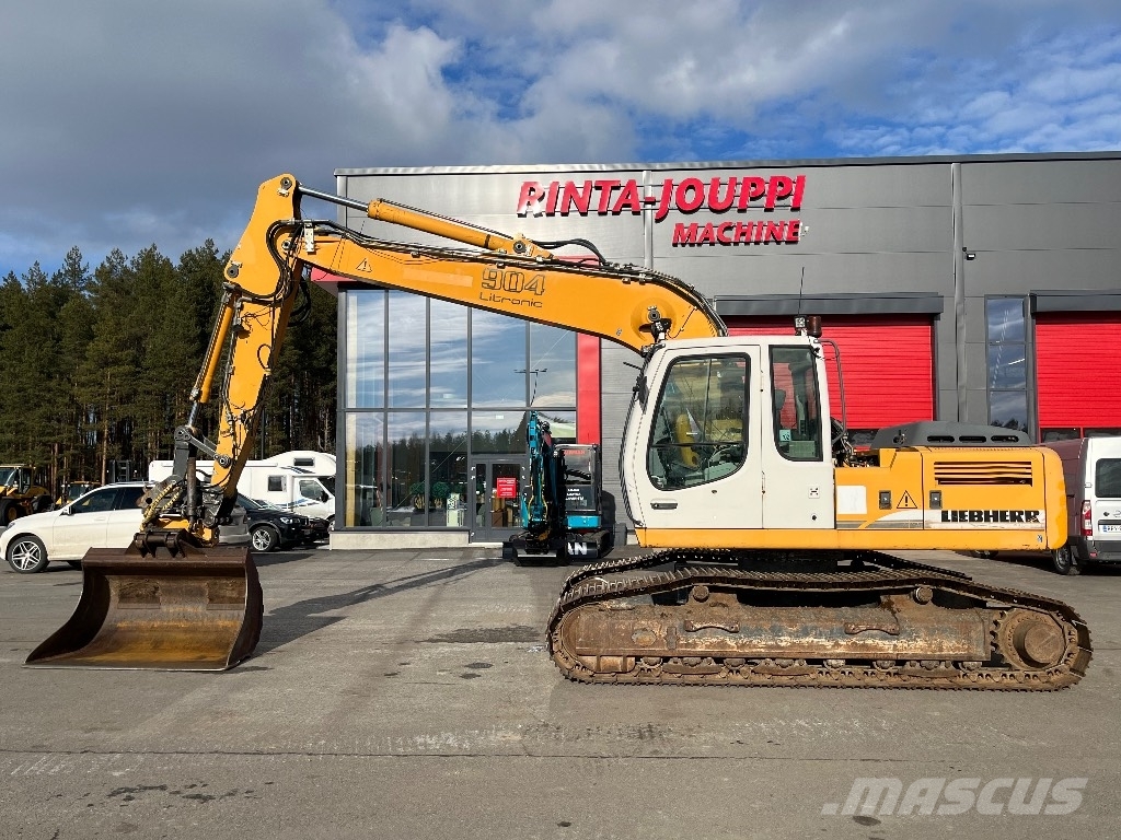 Liebherr 904 / Engcon, Kauha, Rasvari, Lämmitin Excavadoras sobre orugas