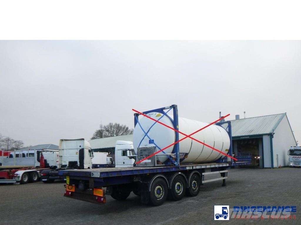 Tirsan 3 axle Platform trailer Semi-trailer med lad/flatbed
