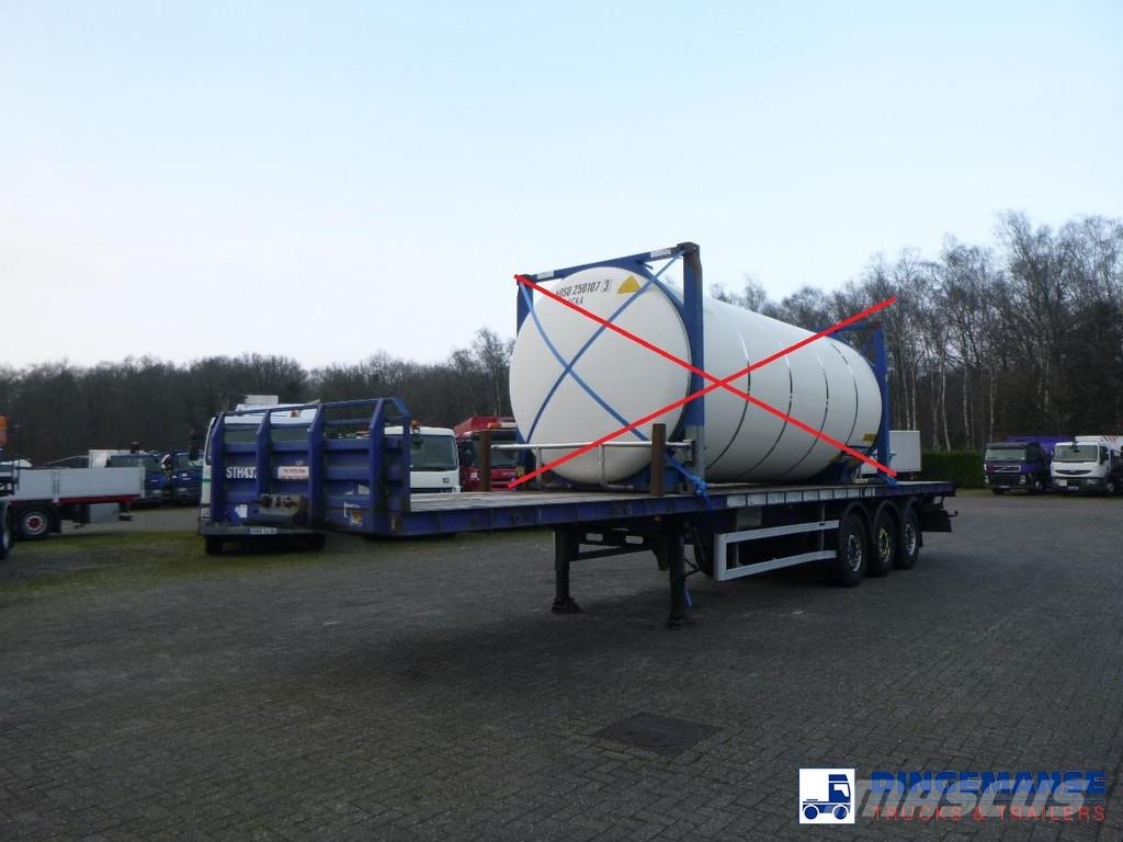 Tirsan 3 axle Platform trailer Semi-trailer med lad/flatbed