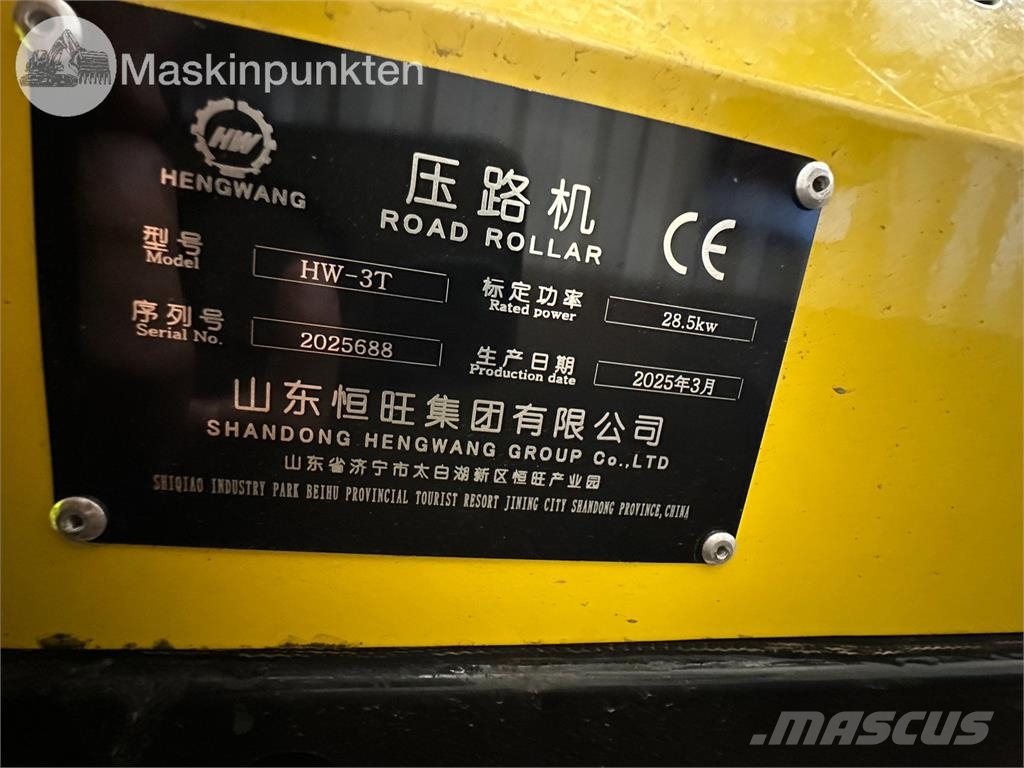 Hengwang HW-3T Walce dwubębnowe