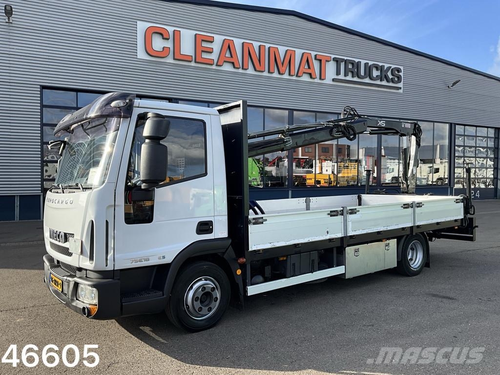 Iveco Eurocargo ML75E18 Hiab 6 Tonmeter laadkraan Just 1 Visurgājēji celtņi
