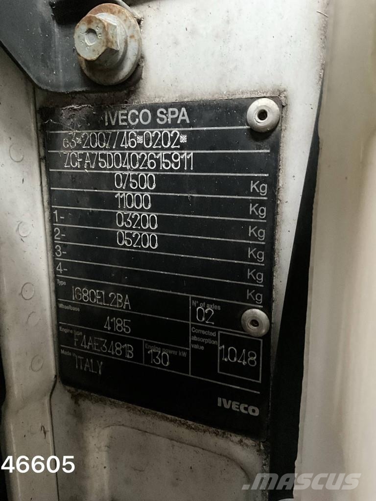 Iveco Eurocargo ML75E18 Hiab 6 Tonmeter laadkraan Just 1 Visurgājēji celtņi
