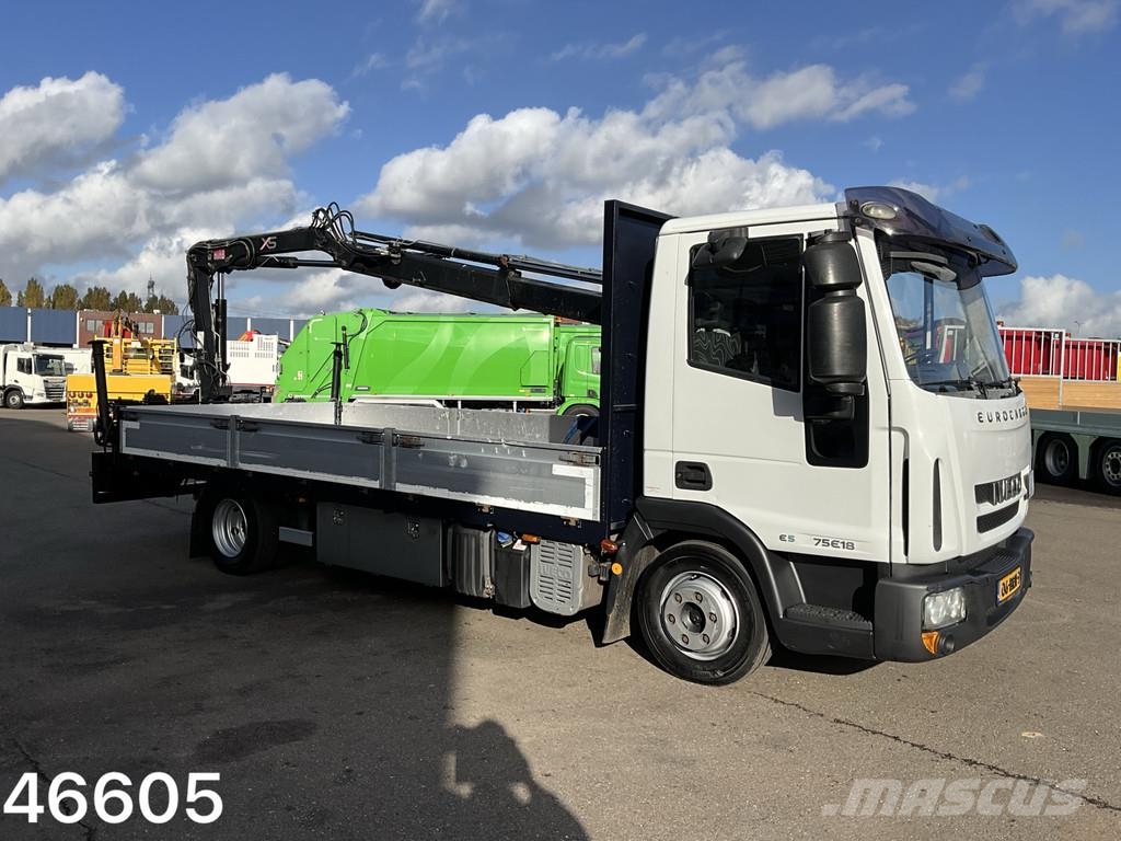 Iveco Eurocargo ML75E18 Hiab 6 Tonmeter laadkraan Just 1 Visurgājēji celtņi