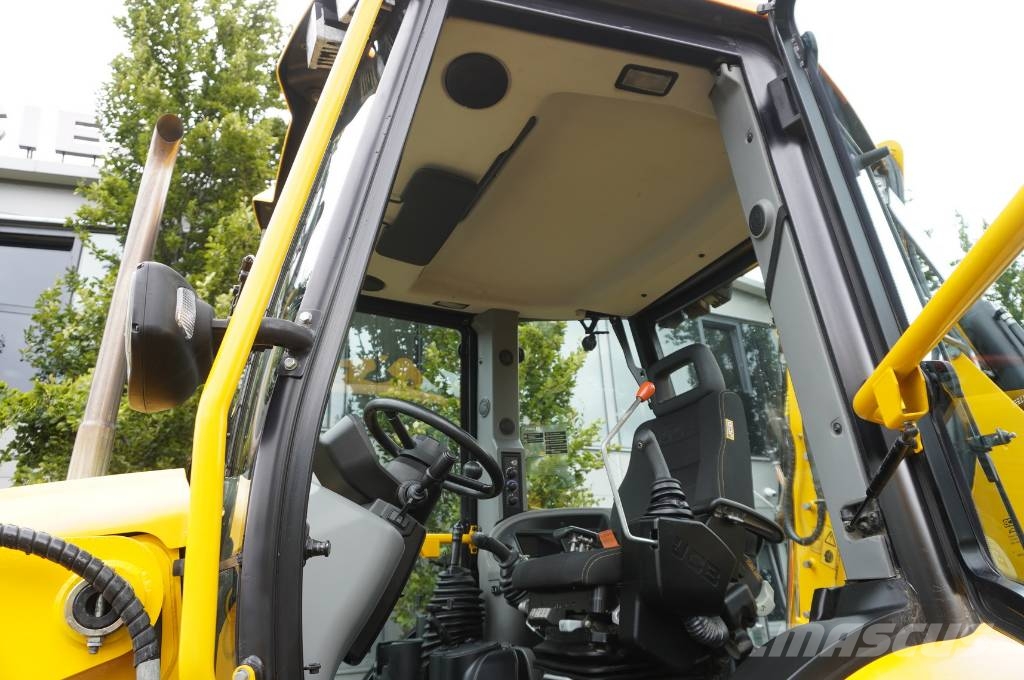 JCB 4CX PRO / 3400 MTH! / 2022 / joysticks / 3 units Graaf-laadcombinaties