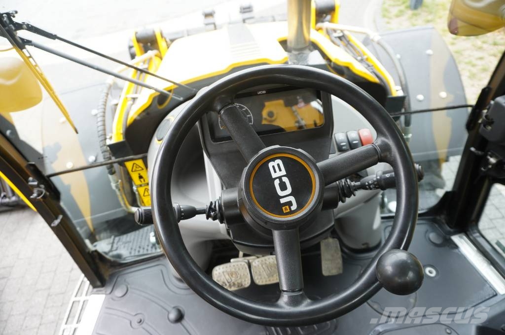 JCB 4CX PRO / 3400 MTH! / 2022 / joysticks / 3 units Graaf-laadcombinaties