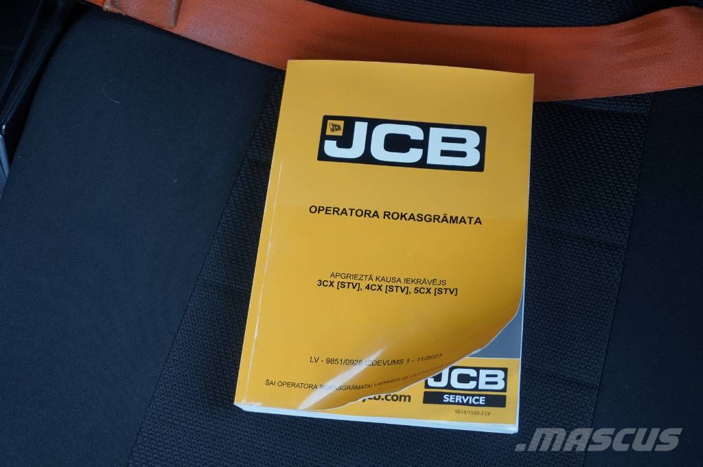 JCB 4CX PRO / 3400 MTH! / 2022 / joysticks / 3 units Graaf-laadcombinaties