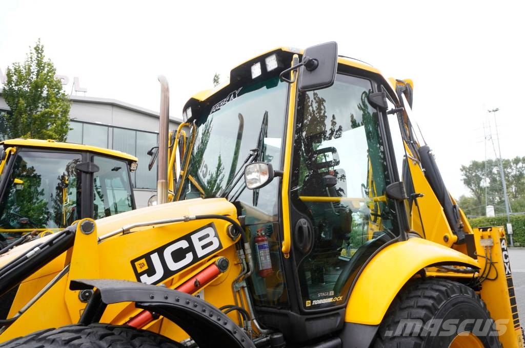 JCB 4CX PRO / 3400 MTH! / 2022 / joysticks / 3 units Graaf-laadcombinaties