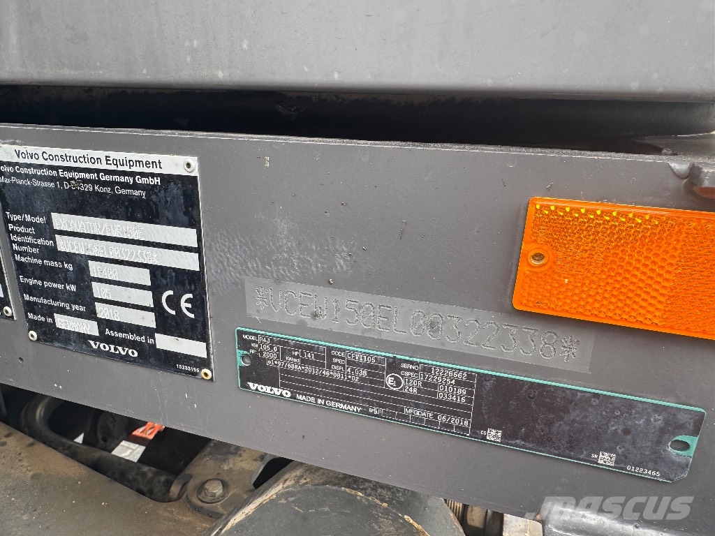 Volvo EWR 150 E Wielgraafmachines