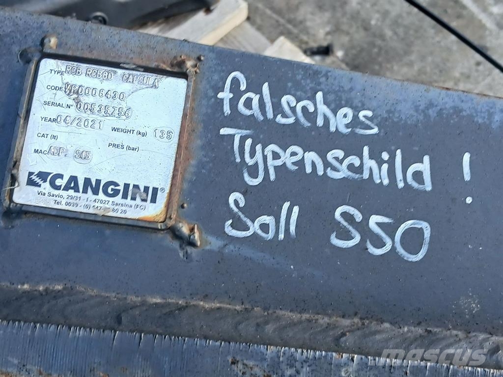 Yanmar VIO80-Cangini RCB80-Ripper/Reisszahn/Rippertand Other components