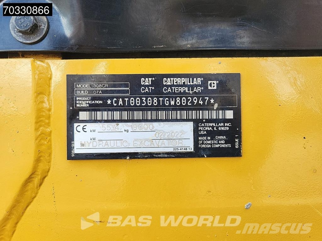 CAT 308 CR A/C Miniexcavadoras