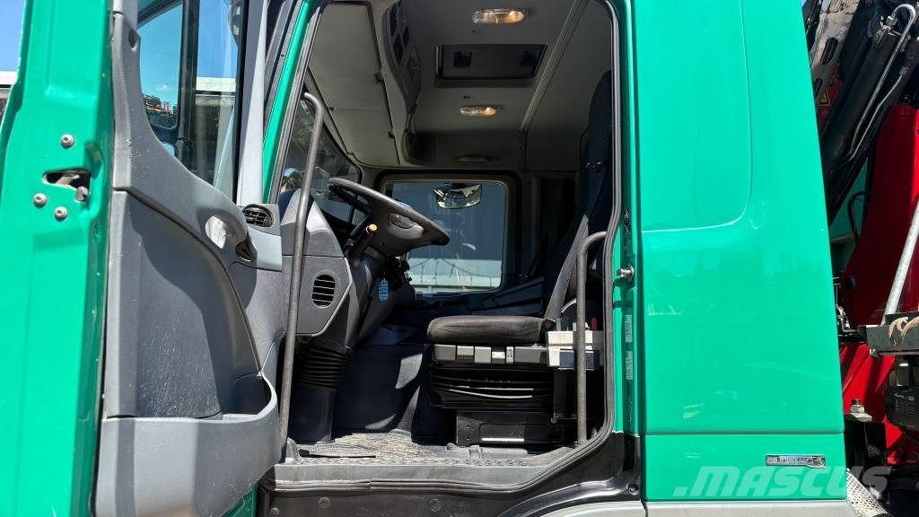 Mercedes-Benz ACTROS 3341 6X4 TIPPER BORDMATIC - CRANE HMF 1730 Damperli kamyonlar