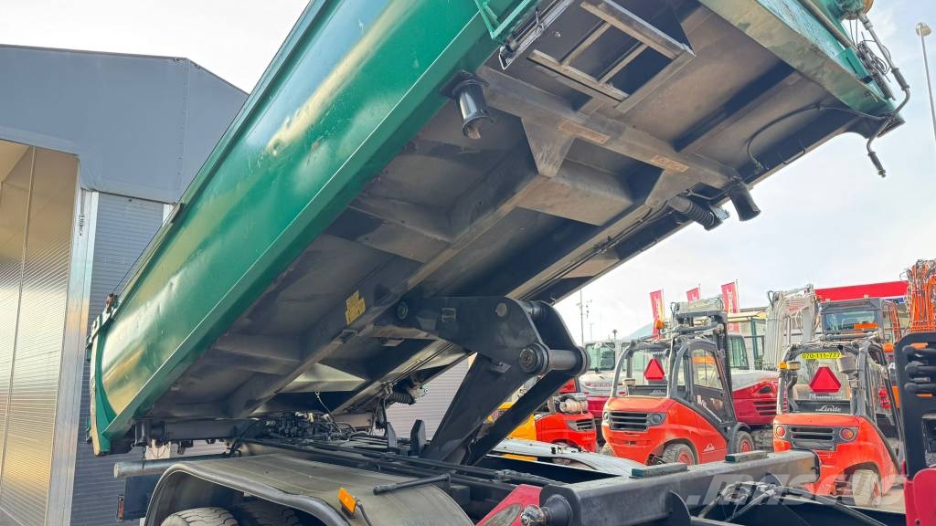 Mercedes-Benz ACTROS 3341 6X4 TIPPER BORDMATIC - CRANE HMF 1730 Damperli kamyonlar
