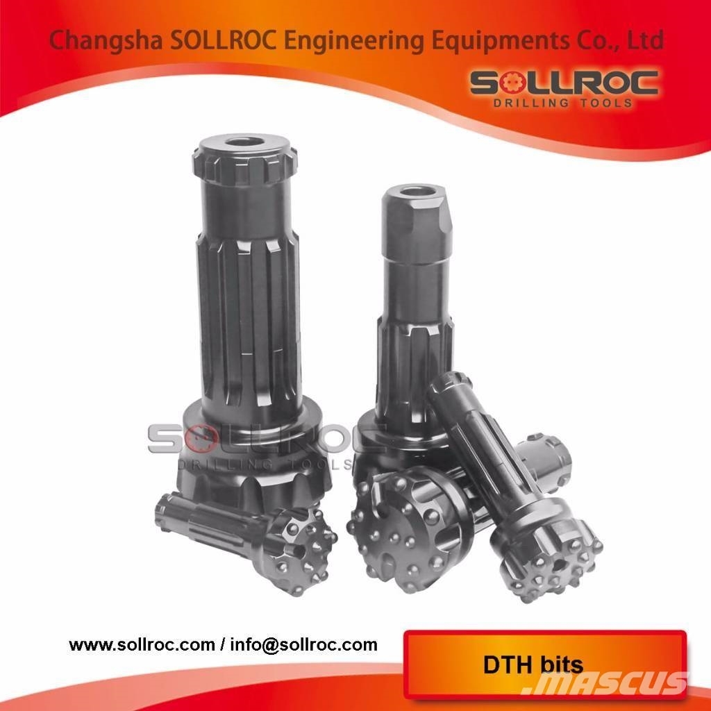 Sollroc DTH bits for 4" DTH hammer Tilbehør og reservedele til boreudstyr/borerigge