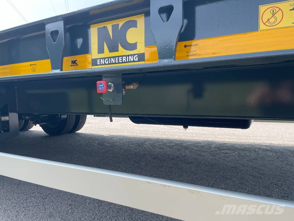 NC 3axl traktordragen maskintrailer 25T Nizki nakladalci