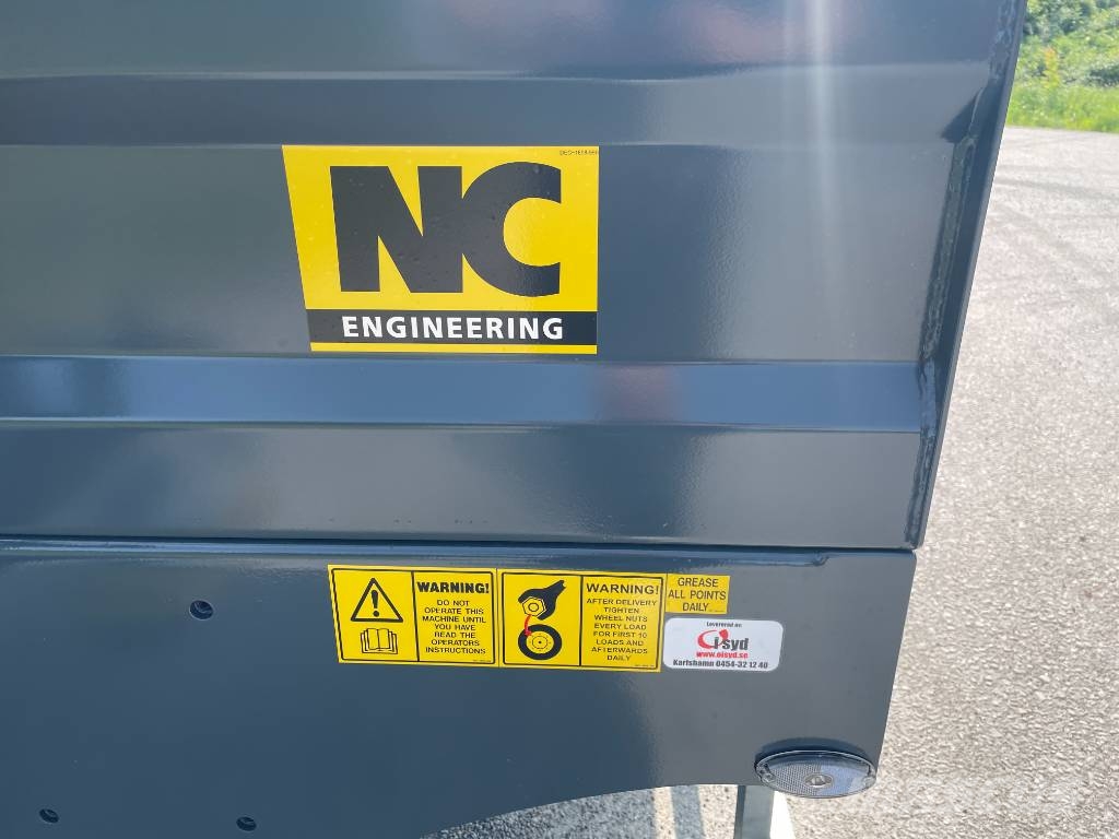 NC 3axl traktordragen maskintrailer 25T Nizki nakladalci