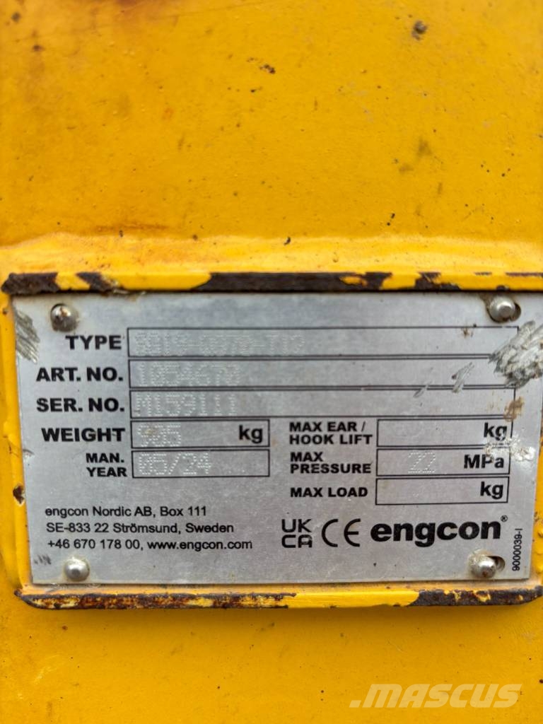 Engcon SG26-QS70-T12 Backhoes