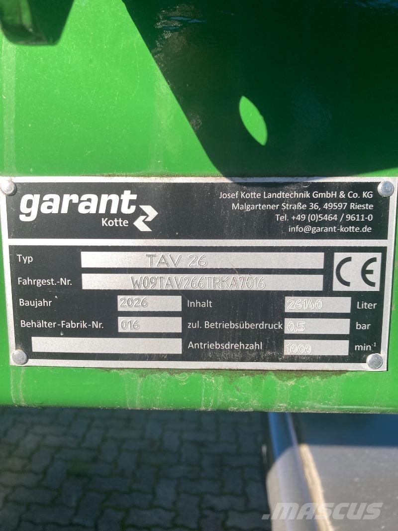 Kotte TAV 26 Laubgrün Sonstige Landmaschinen