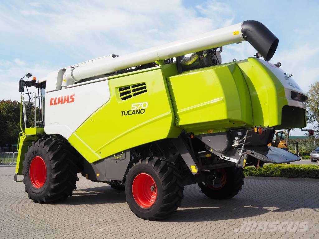 CLAAS Tucano 570 GPS + V770 Kombajni