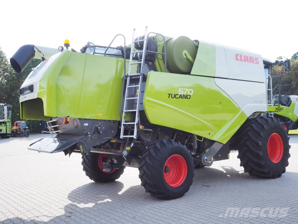 CLAAS Tucano 570 GPS + V770 Kombajni