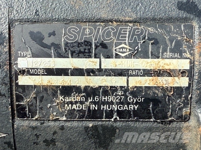 Spicer 112/253 AXLES COMPLET TEREX TA 9 Ejes