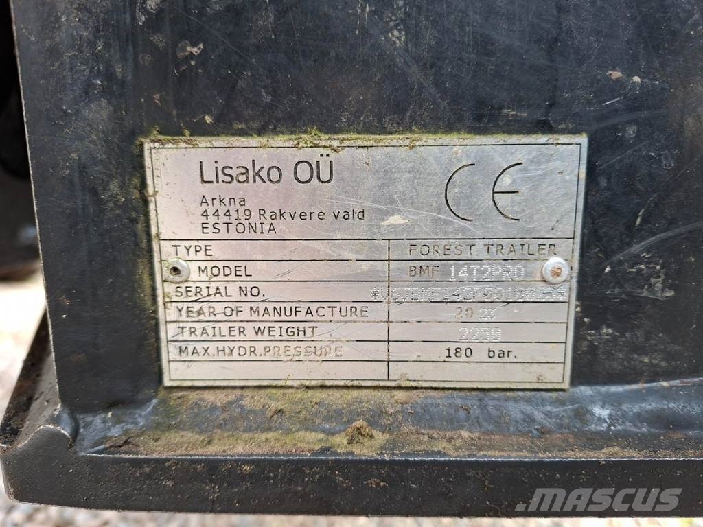 Przyczepa leśna BMF 14T2 PRO 750 HP Forestal - Otros