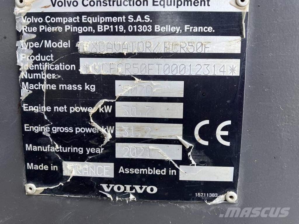 Volvo ECR 50 F Excavadoras de cadenas