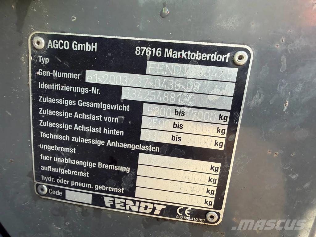 Fendt 211 Vario 211 vario الجرارات