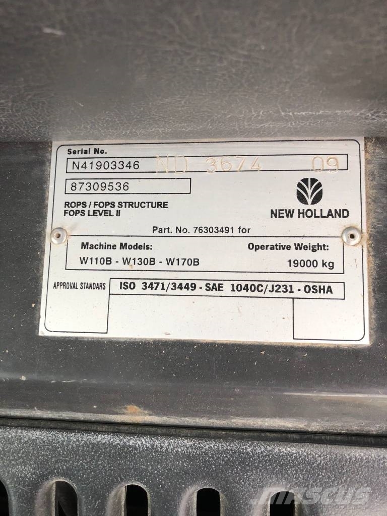 New Holland W 110 B Hjullastere