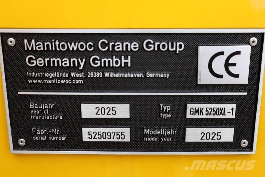 Grove GMK5250XL-1 Available For Rent, Dutch Registration Visurgājēji celtņi