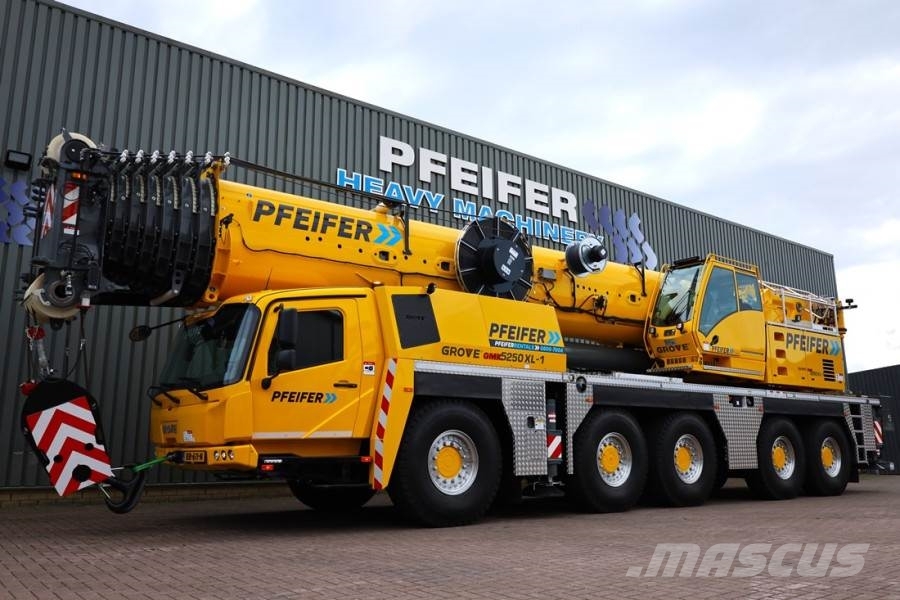 Grove GMK5250XL-1 Available For Rent, Dutch Registration Visurgājēji celtņi