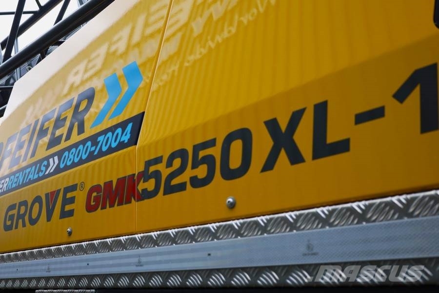 Grove GMK5250XL-1 Available For Rent, Dutch Registration Visurgājēji celtņi