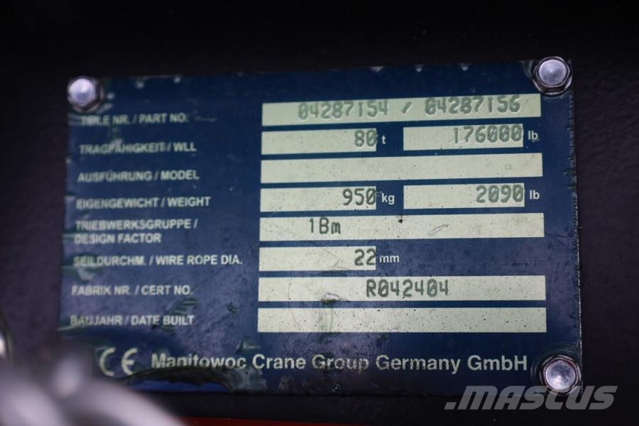 Grove GMK5250XL-1 Available For Rent, Dutch Registration オールテレーンクレーン