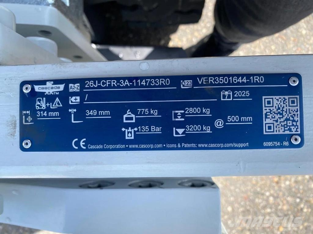 Linde H35D-01 Cascade rotating fork clamp Diesel heftrucks