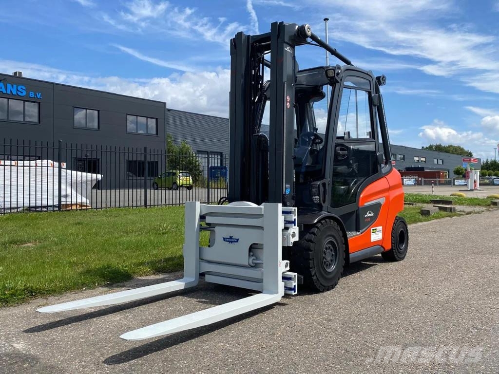 Linde H35D-01 Cascade rotating fork clamp Diesel heftrucks