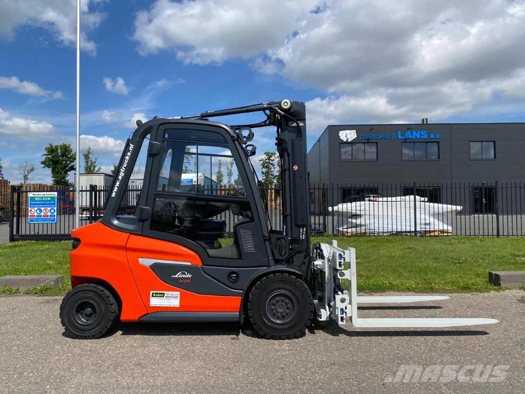 Linde H35D-01 Cascade rotating fork clamp Diesel heftrucks