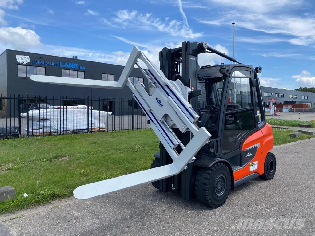 Linde H35D-01 Cascade rotating fork clamp Diesel heftrucks