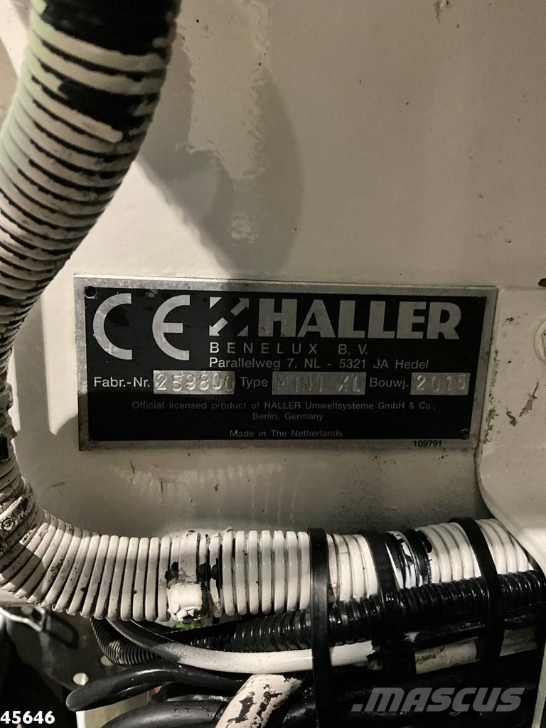 DAF FAG LF 220 Euro 6 Haller 14m³ Just 123.721 km! 塵芥車、パッカー車