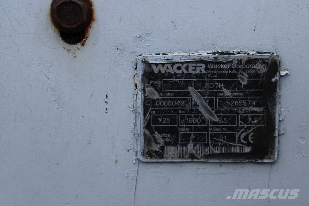 Wacker RD7H Vibrátorok