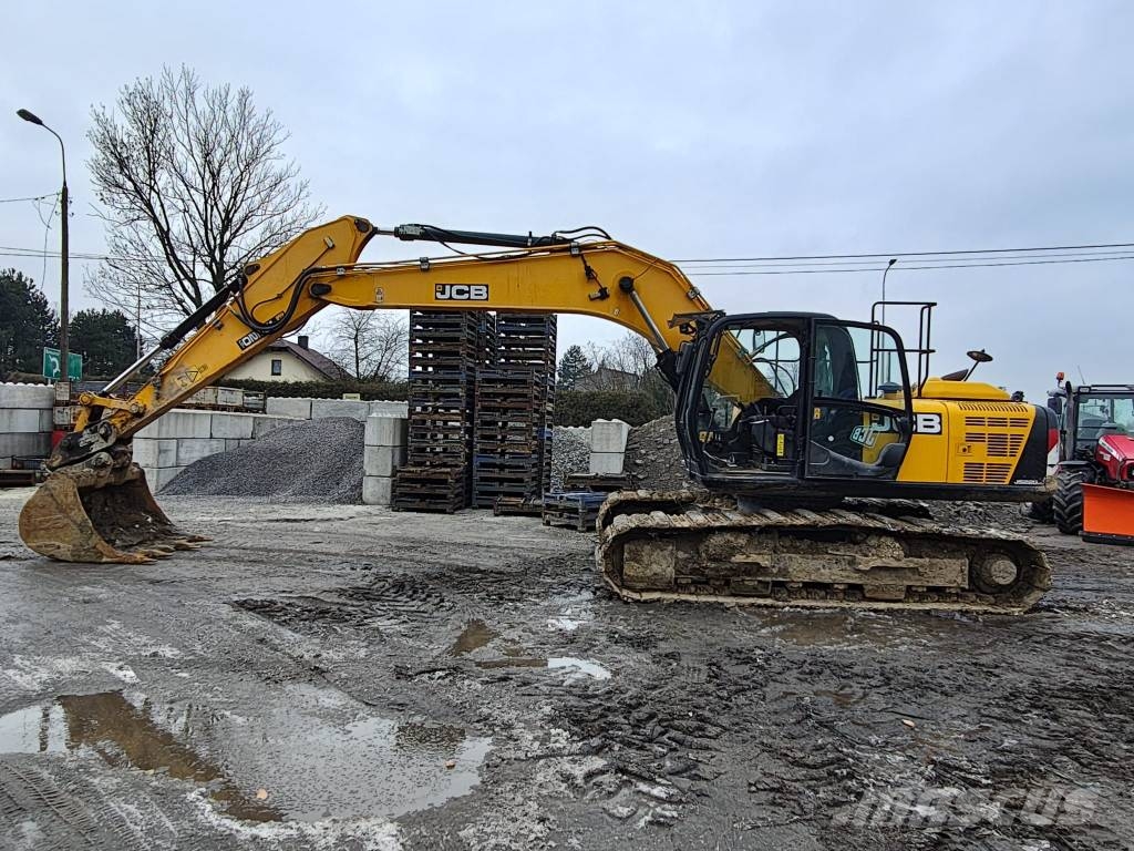 JCB JS 220 LC + T4F 大型油圧ショベル12t以上（パワーショベル・ユンボ）