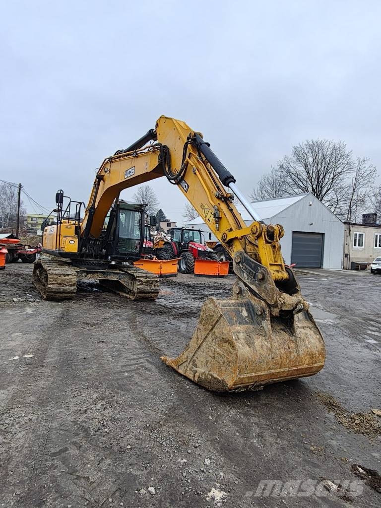 JCB JS 220 LC + T4F 大型油圧ショベル12t以上（パワーショベル・ユンボ）