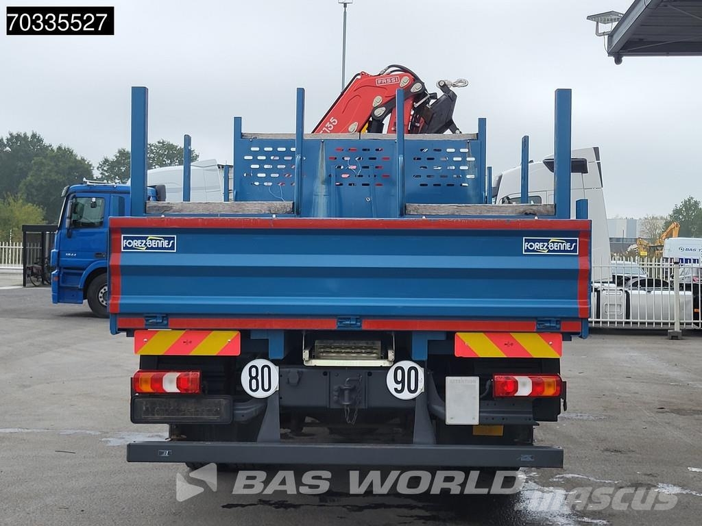 Mercedes-Benz Atego 1623 4X2 16tonner FASSI F135.2.22 E Crane Kr Platte bakwagens