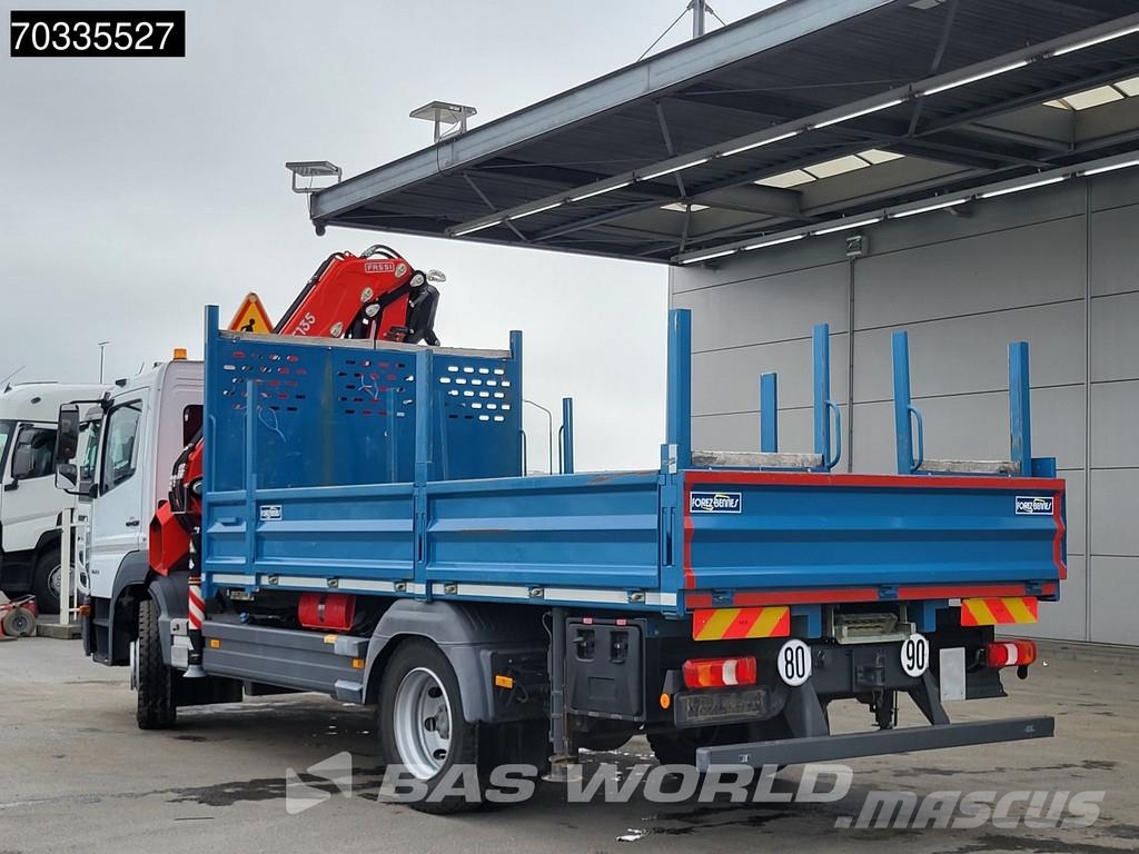 Mercedes-Benz Atego 1623 4X2 16tonner FASSI F135.2.22 E Crane Kr Platte bakwagens