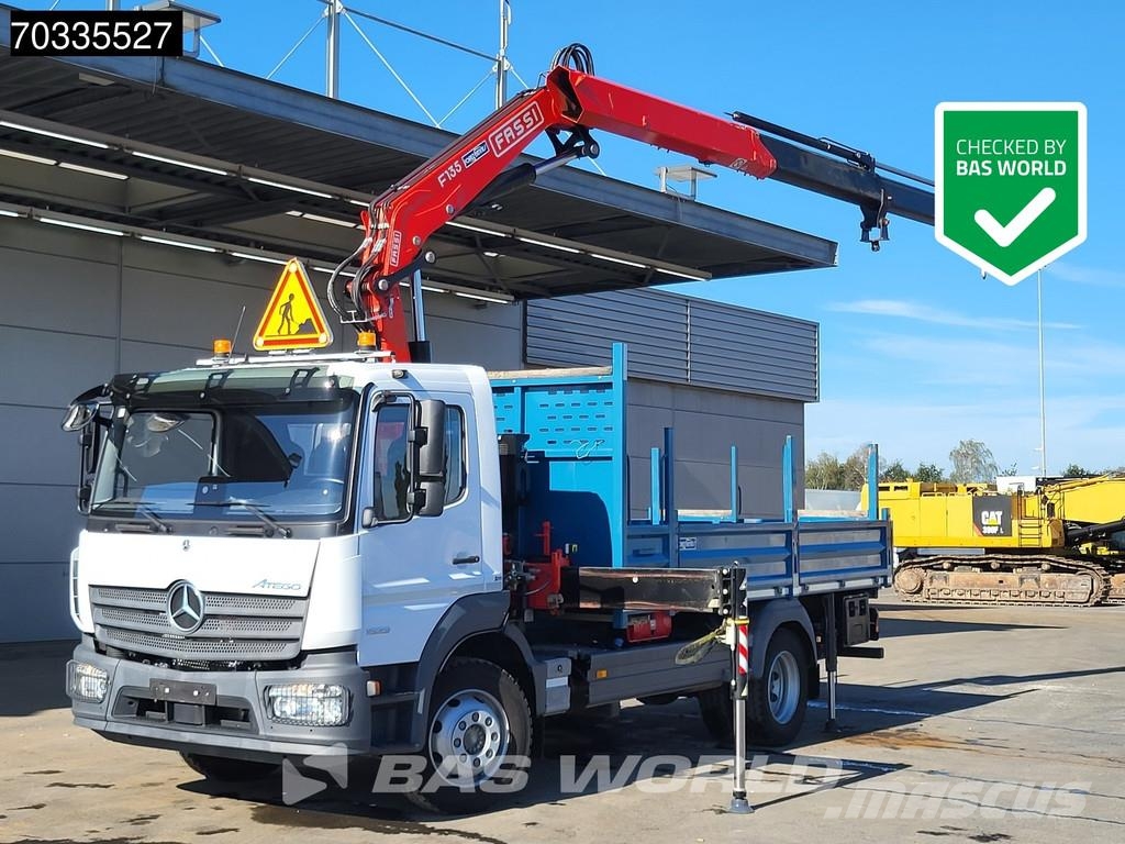 Mercedes-Benz Atego 1623 4X2 16tonner FASSI F135.2.22 E Crane Kr Platte bakwagens