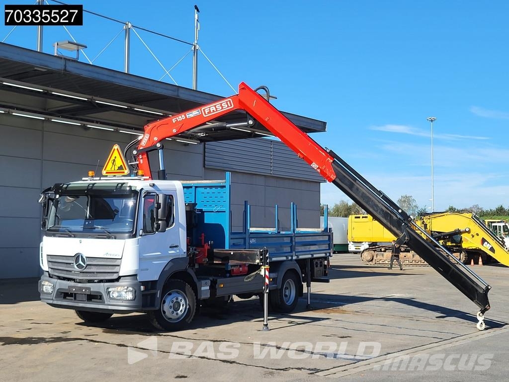 Mercedes-Benz Atego 1623 4X2 16tonner FASSI F135.2.22 E Crane Kr Platte bakwagens